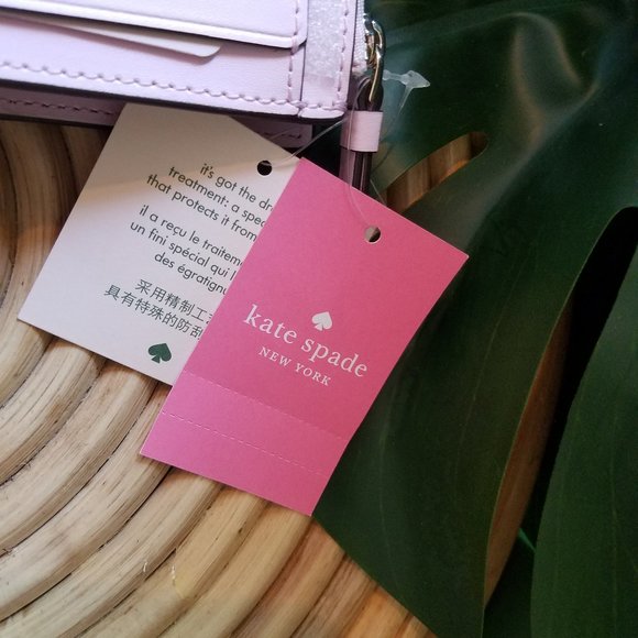 Small L-zip Bifold Wallet Kate Spade Parrot Flock - Picture 5 of 7